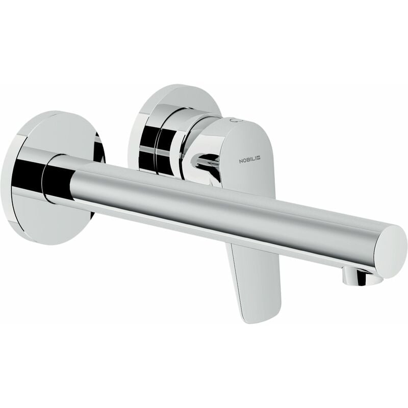 foto del prodotto miscelatore lavabo ad incasso con bocca lunga nobili serie sky sy97199 1cr cromato ottone