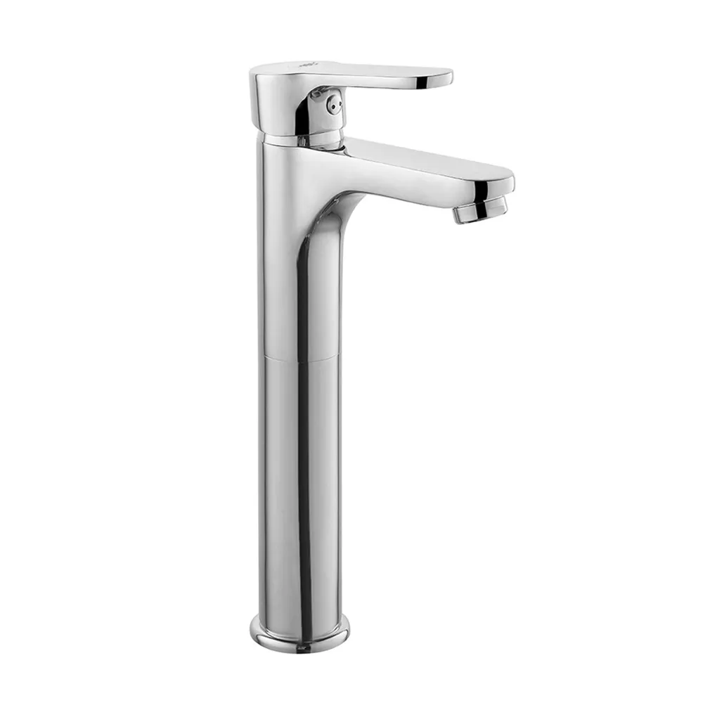 foto del prodotto miscelatore lavabo alto cromato con piletta serie paco