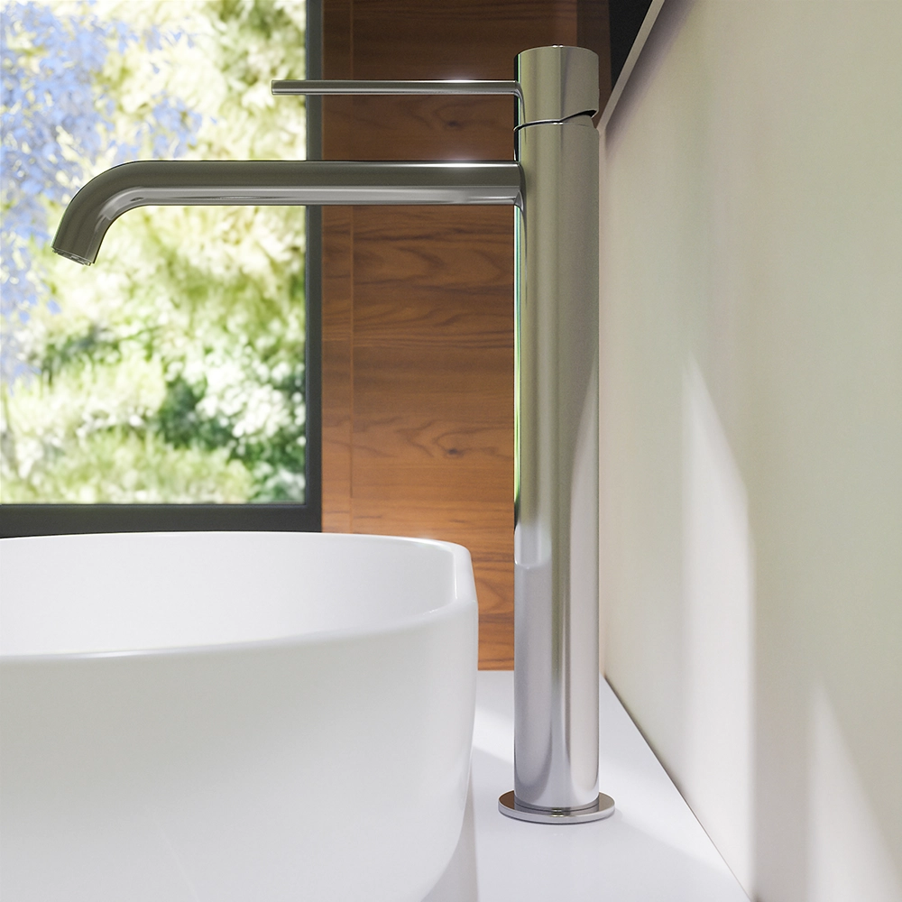 foto del prodotto miscelatore lavabo alto senza scarico cromato katharine