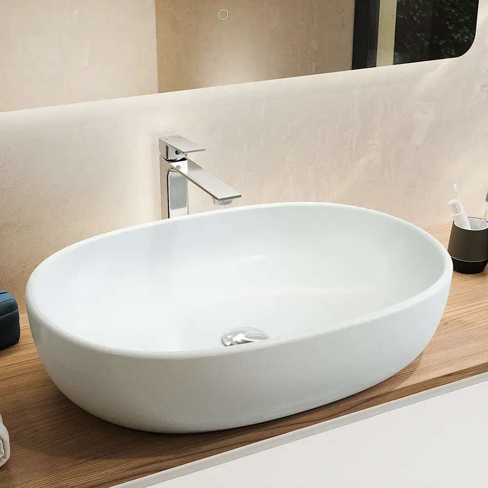 foto del prodotto miscelatore lavabo alto senza scarico slim cromato ingrid