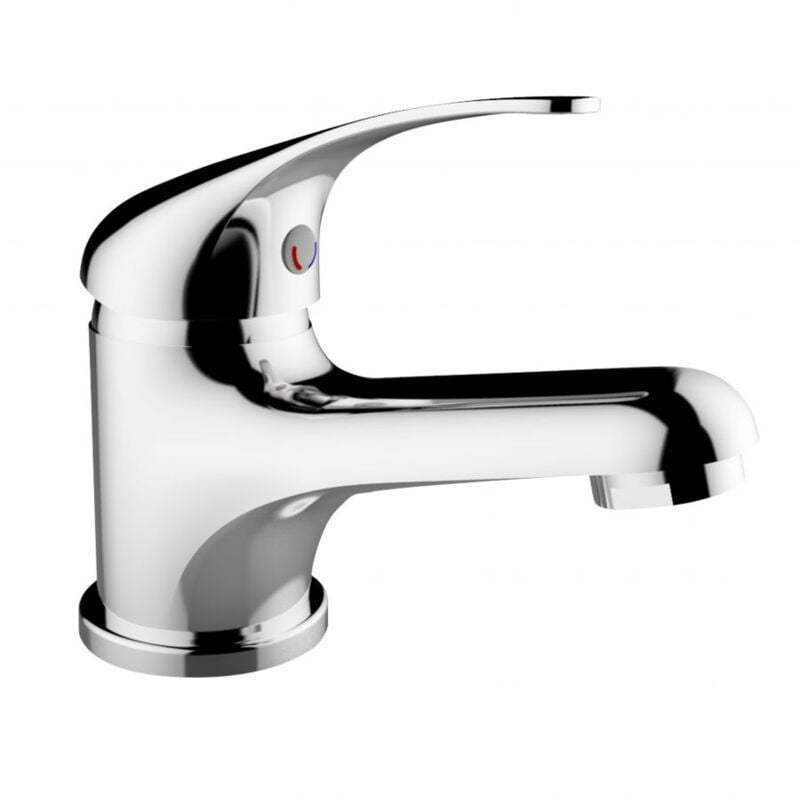 foto del prodotto miscelatore lavabo bagno serie eva cromato idrobric scarub0729cr