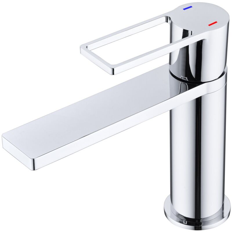 foto del prodotto miscelatore lavabo chester cromo miscelatore con set di installazione