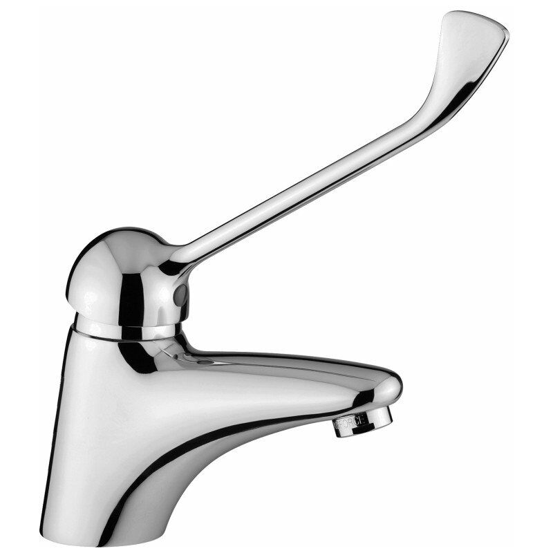 foto del prodotto miscelatore lavabo con leva clinica paffoni serie duemila du301cr cromato ottone