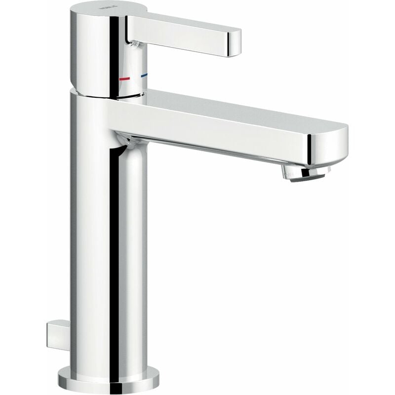 foto del prodotto miscelatore lavabo con scarico 1 1/4"" nobili serie lira lr116118/1cr cromato - ottone