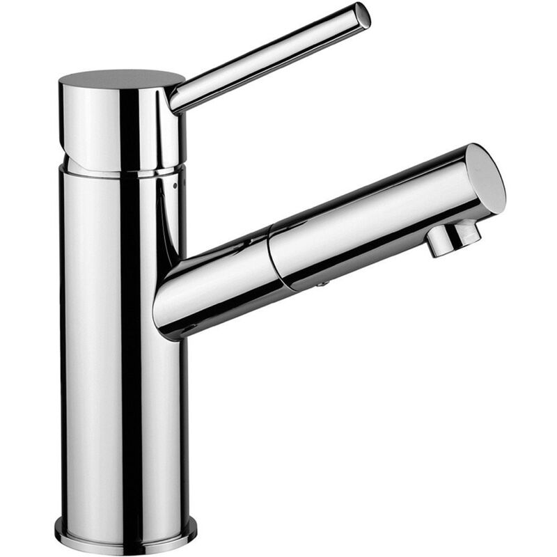 foto del prodotto miscelatore lavabo con scarico clic clac paffoni serie birillo bi071kcr cromato ottone