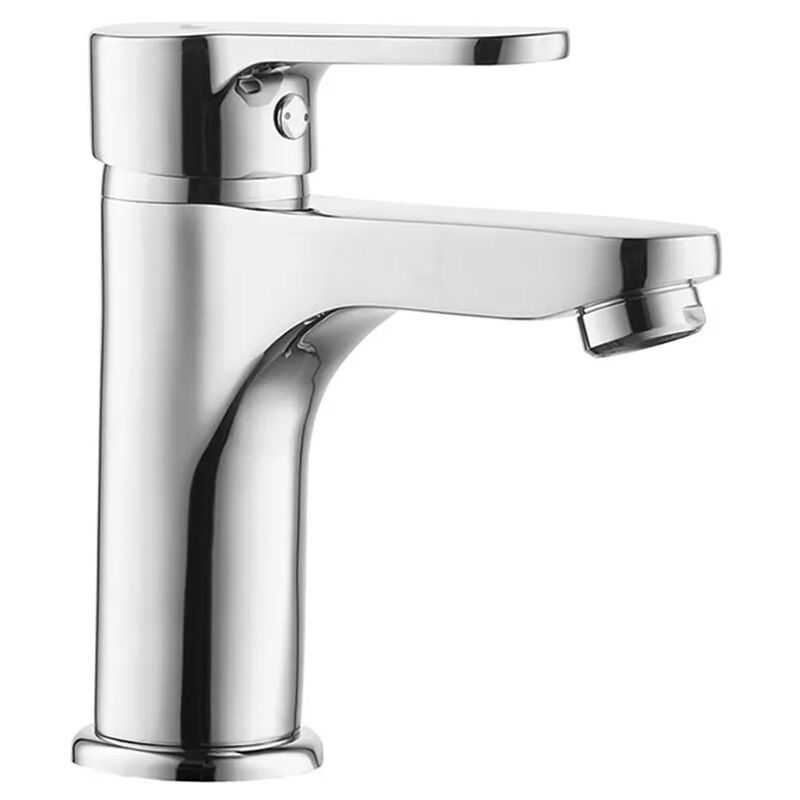 foto del prodotto miscelatore lavabo cromato con piletta serie paco