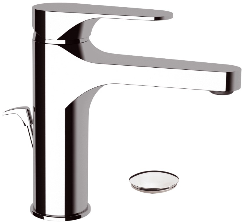 foto del prodotto miscelatore lavabo cromato remer con o senza scarico in ottone class line
