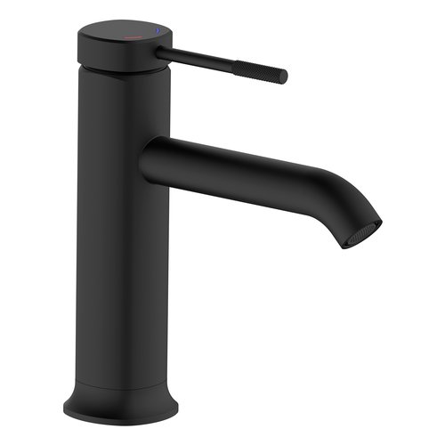 foto del prodotto miscelatore lavabo idro bric scarub1194ne riviera nero satinato