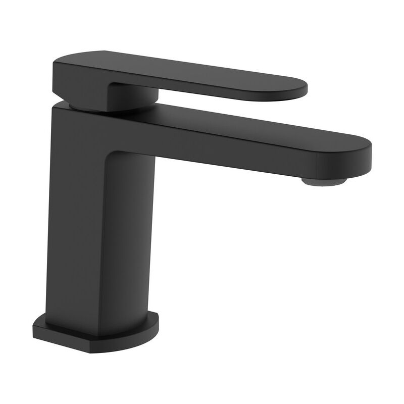 foto del prodotto miscelatore lavabo nero opaco con piletta click clack serie venere