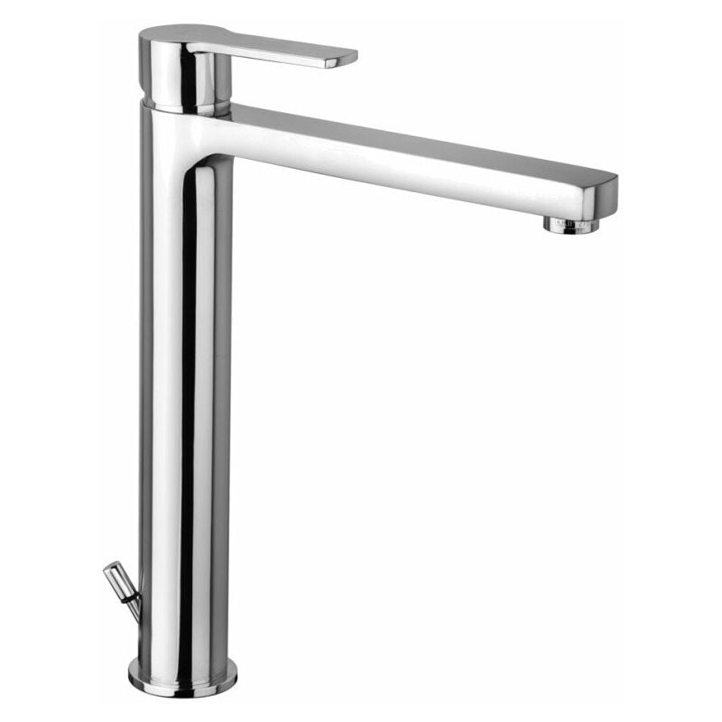 foto del prodotto miscelatore lavabo prolungato paffoni serie west ws085cr cromato ottone