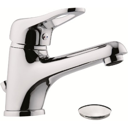 foto del prodotto miscelatore lavabo remer con bocca prolungata serie kiss no