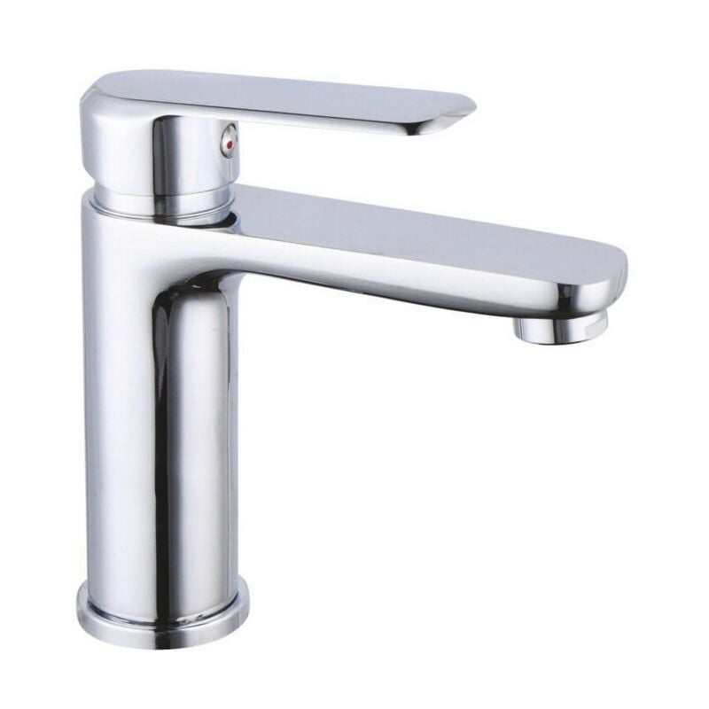 foto del prodotto miscelatore lavabo serie hopper in ottone cromato
