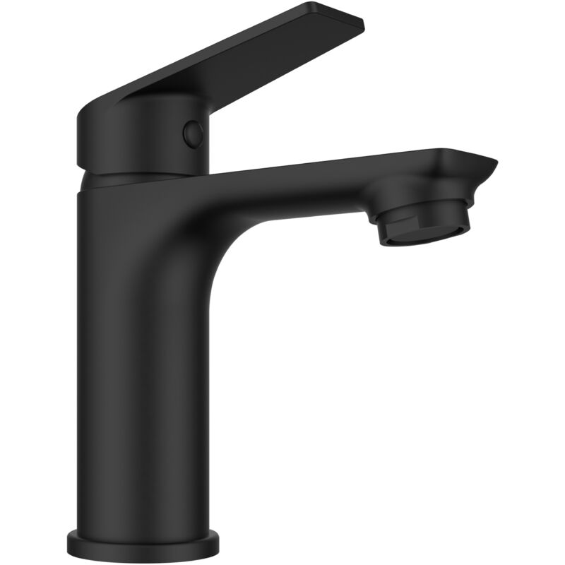 foto del prodotto miscelatore lavabo serie milton nero opaco