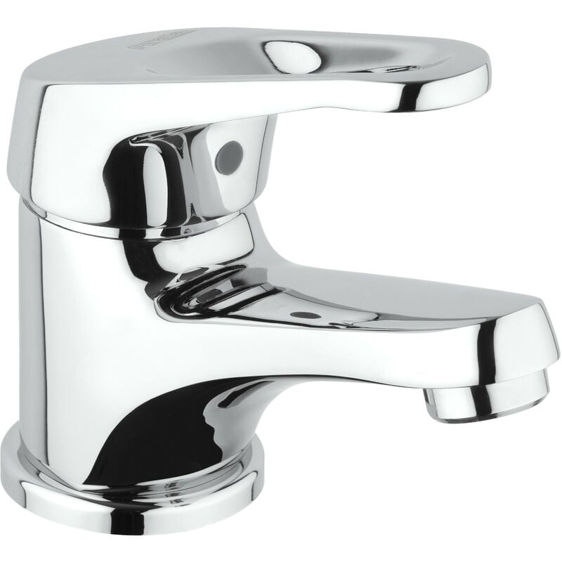 foto del prodotto miscelatore lavabo tradizionale con piletta di scarico 11 4 piralla naomi 0no00088a16 cromo