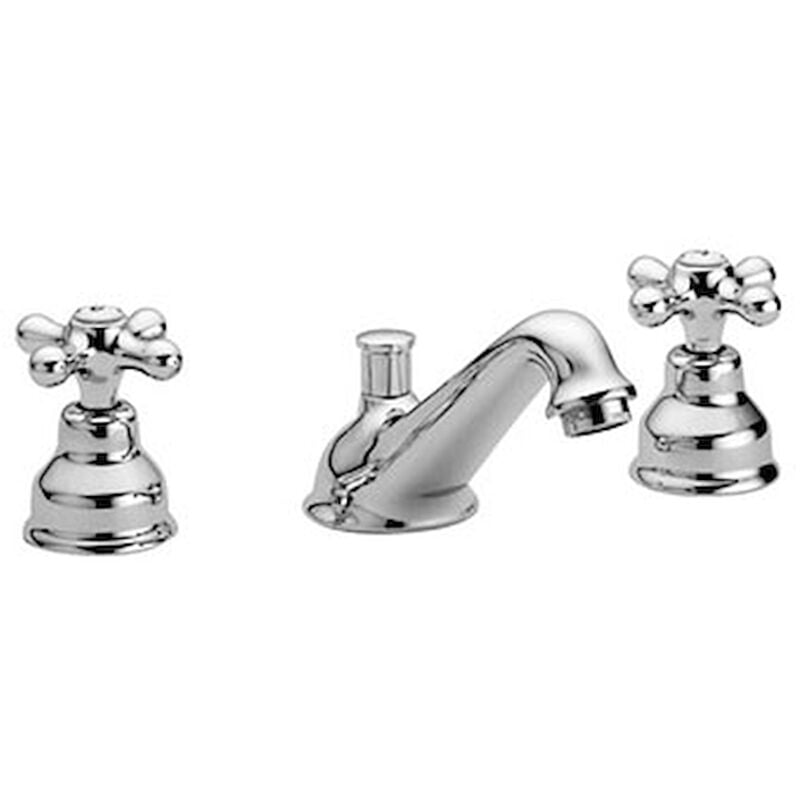 foto del prodotto miscelatore lavabo tre fori paffoni iris irv058cr cromo - iris - piletta con salterello 1 1 4