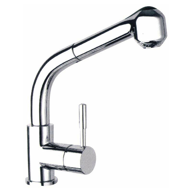 foto del prodotto miscelatore lavello canna alta con doccetta rubinetto monocomando gemini 88007f