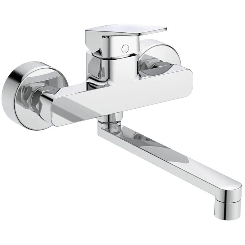 foto del prodotto miscelatore lavello ceraplan bd340 a parete, cromato codice prod bd340aa ideal standard