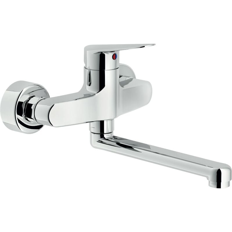 foto del prodotto miscelatore lavello con bocca girevole nobili carlo bs101115 cr