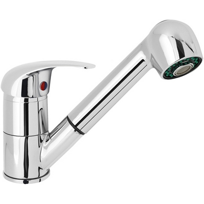 foto del prodotto miscelatore lavello con doccetta estraibile cromato diamon