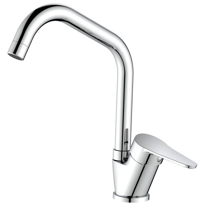 foto del prodotto miscelatore lavello cucina bocca alta allen cromo idrobric scarub1074cr