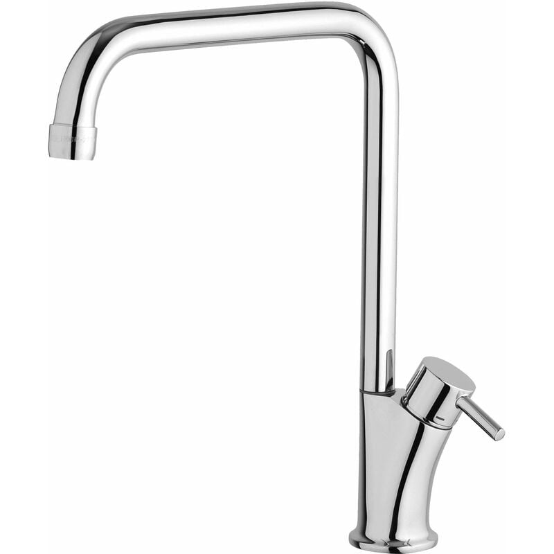 foto del prodotto miscelatore lavello cucina con bocca orientabile di 360 mamoli banana slim 720300000001 cromo