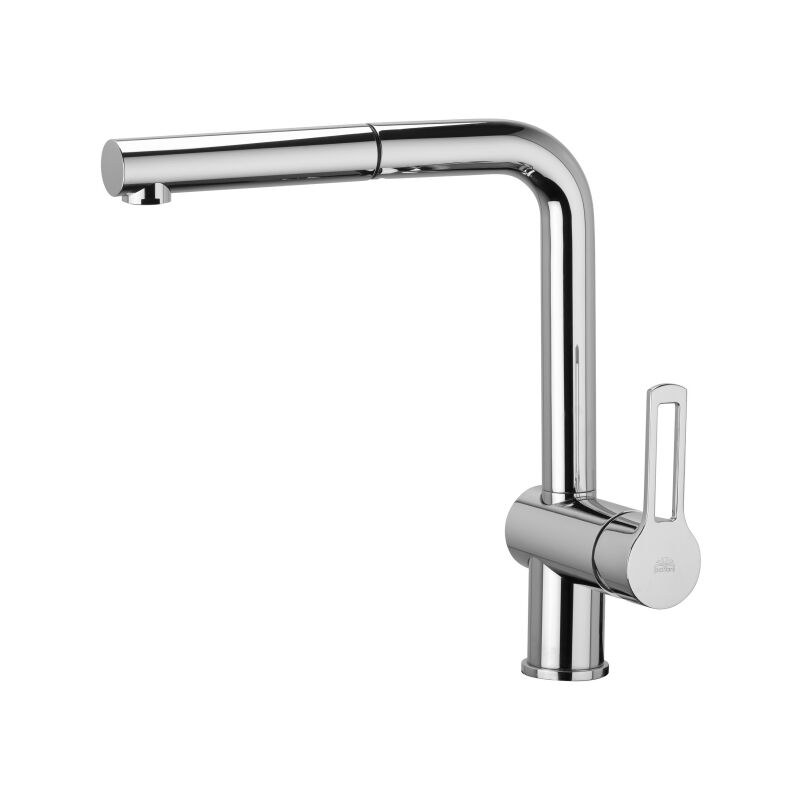 foto del prodotto miscelatore lavello cucina doccia estraibile paffoni ringo rin185cr cromo ringo