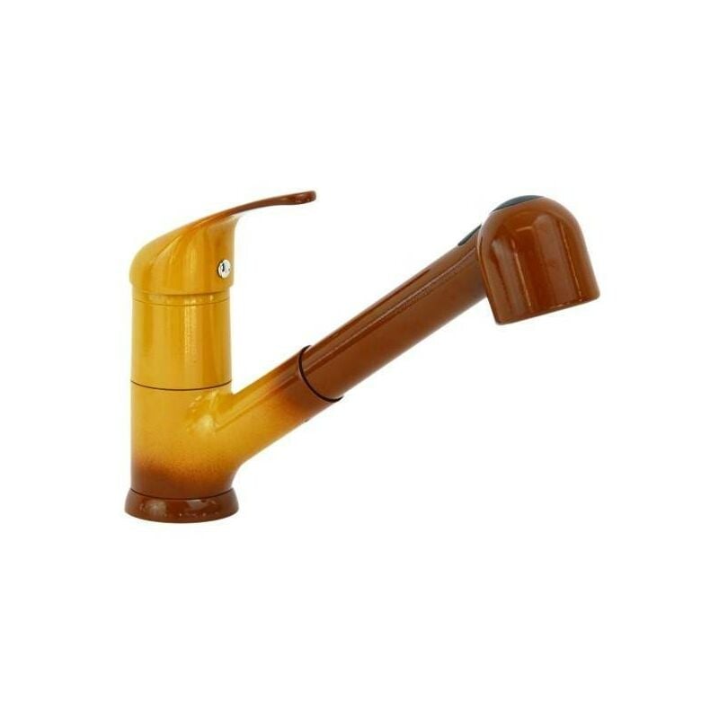 foto del prodotto miscelatore lavello cucina terra di francia con doccia estraibile doppio getto gattoni mercurio 0220 pc0t terra di francia