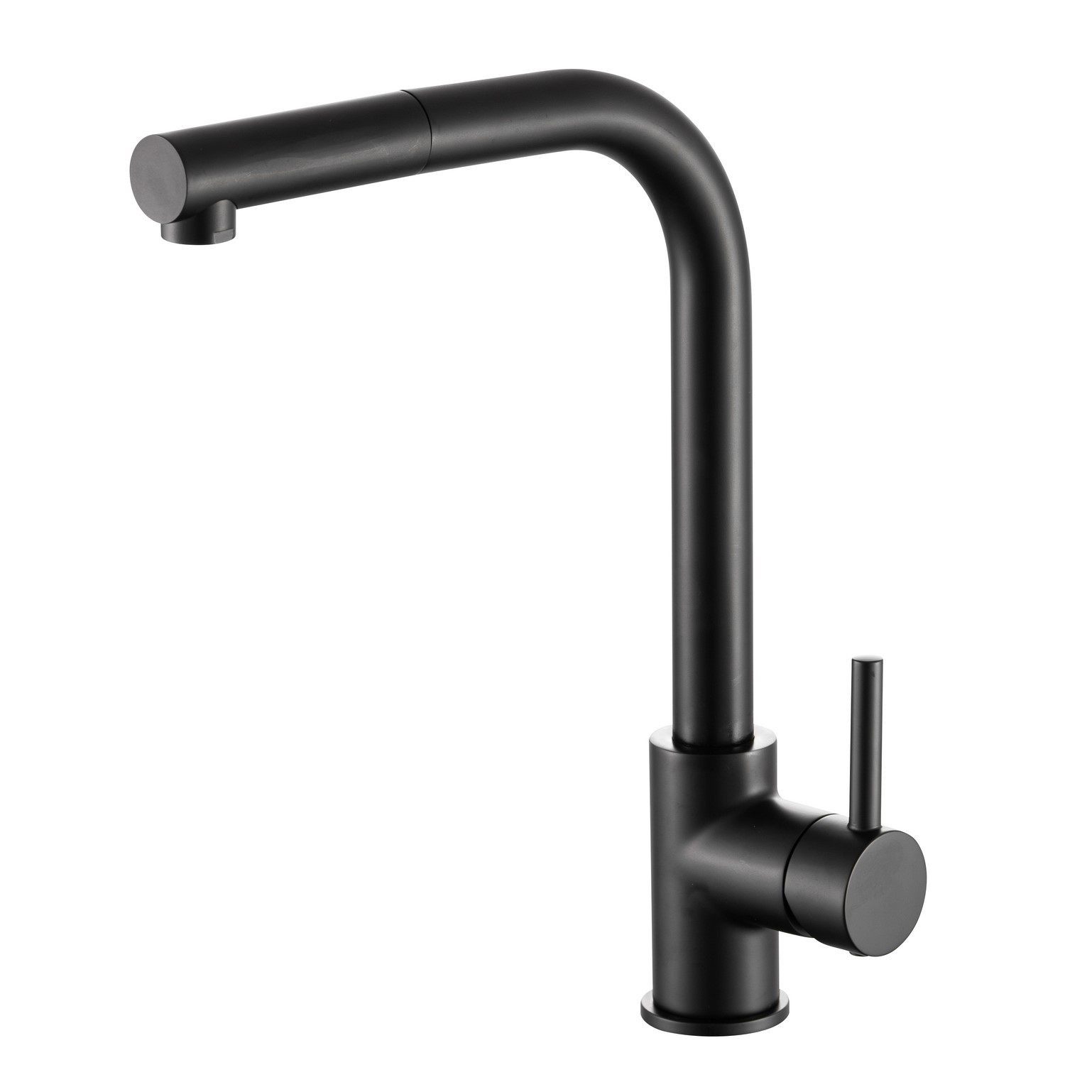 foto del prodotto miscelatore lavello ottone nero opaco con leva monocomando mod. maxim