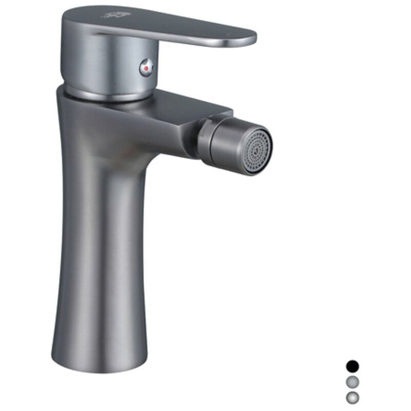 foto del prodotto miscelatore monocomando bidet serie lizzy nichel nero spazzolato