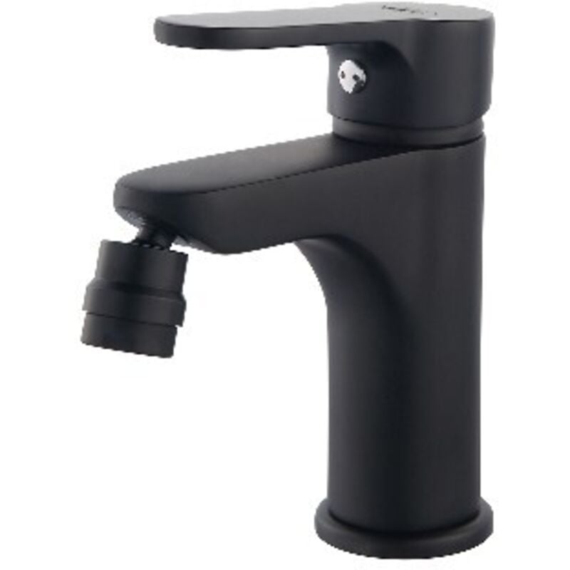 foto del prodotto miscelatore monocomando bidet serie paco nero opaco - senza piletta