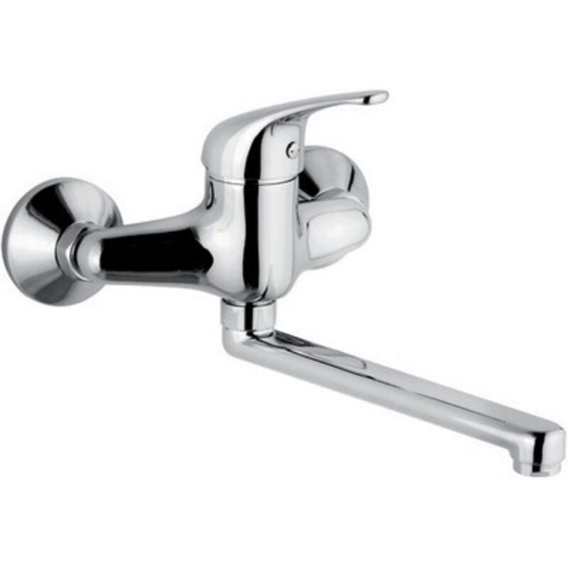 foto del prodotto miscelatore monocomando lavello a muro astro 2 cromo