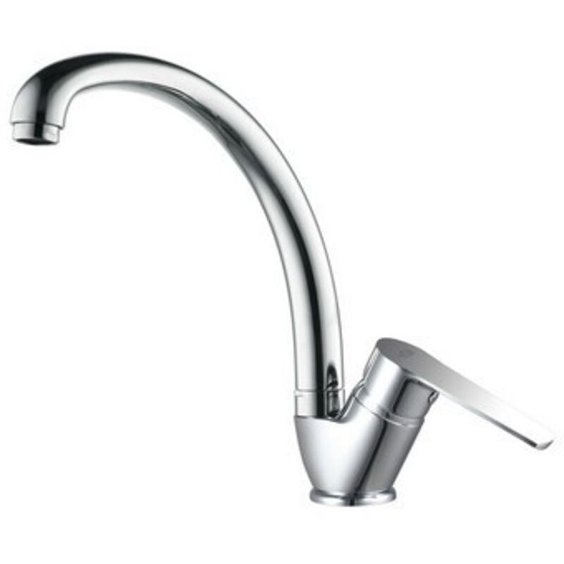 foto del prodotto miscelatore monocomando lavello bocca alta margot cromo