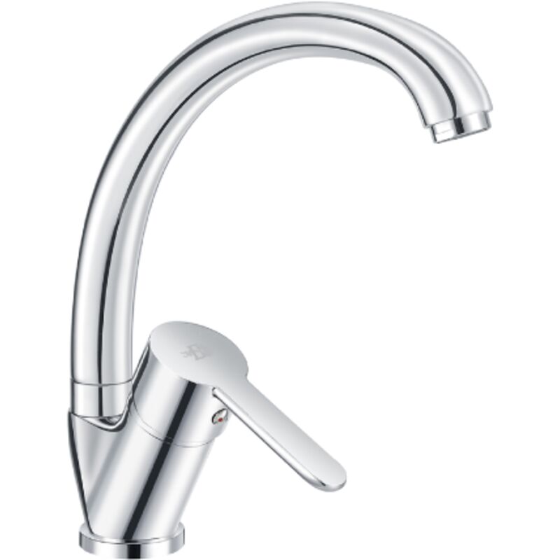 foto del prodotto miscelatore monocomando lavello canna alta serie iole cromo