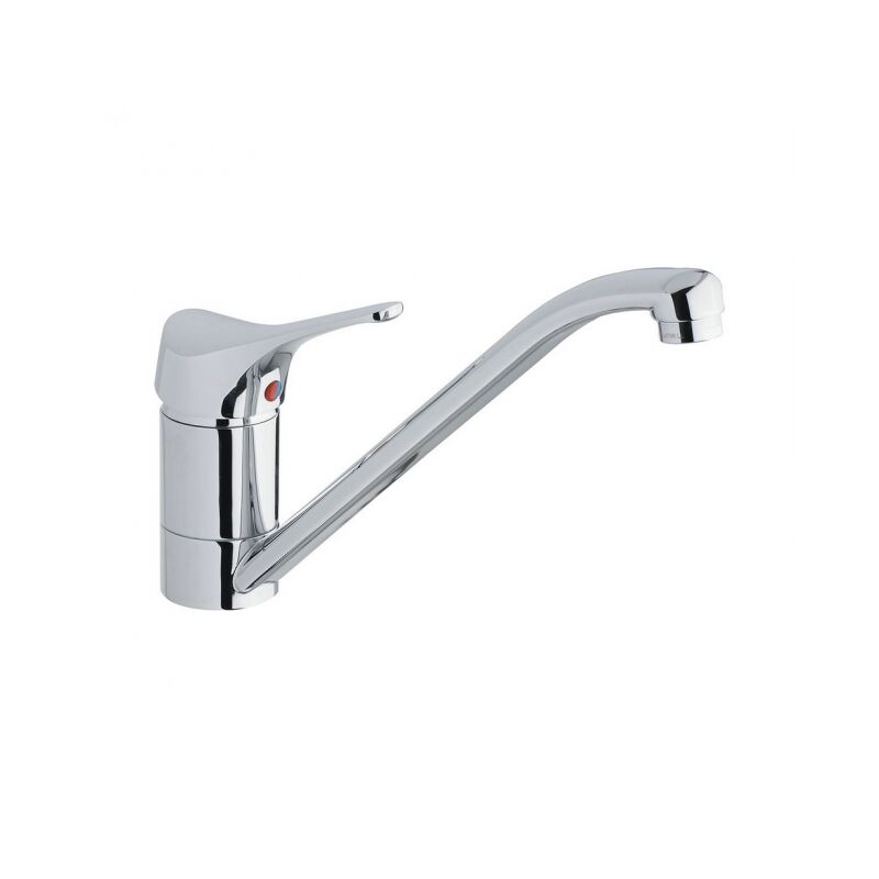 foto del prodotto miscelatore monocomando lavello cromato con canna girevole cisal mito 3