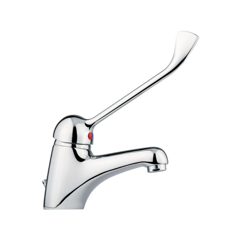foto del prodotto miscelatore monocomando per lavabo con leva clinica idral 02475 cromato ottone