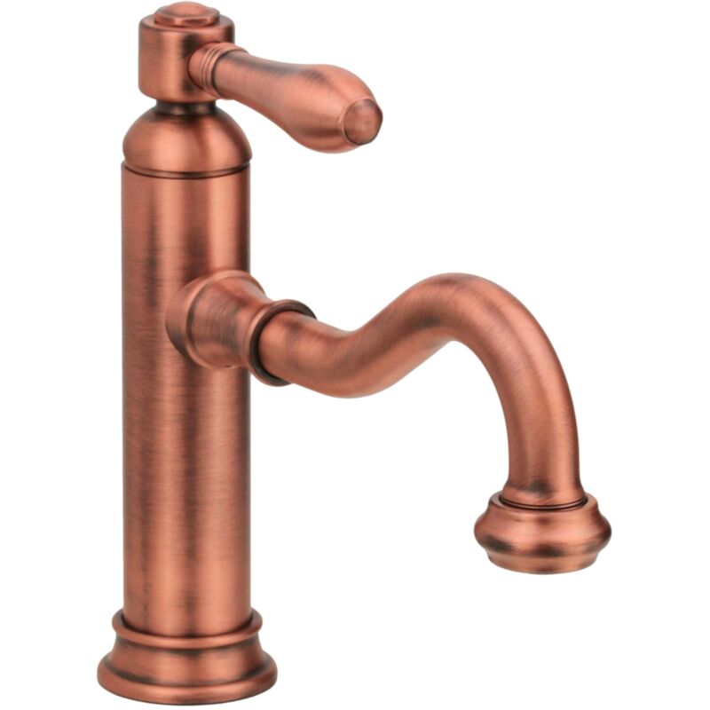 foto del prodotto miscelatore monocomando per lavabo modello retr colore rame gattoni oxford 3140 31vc rame