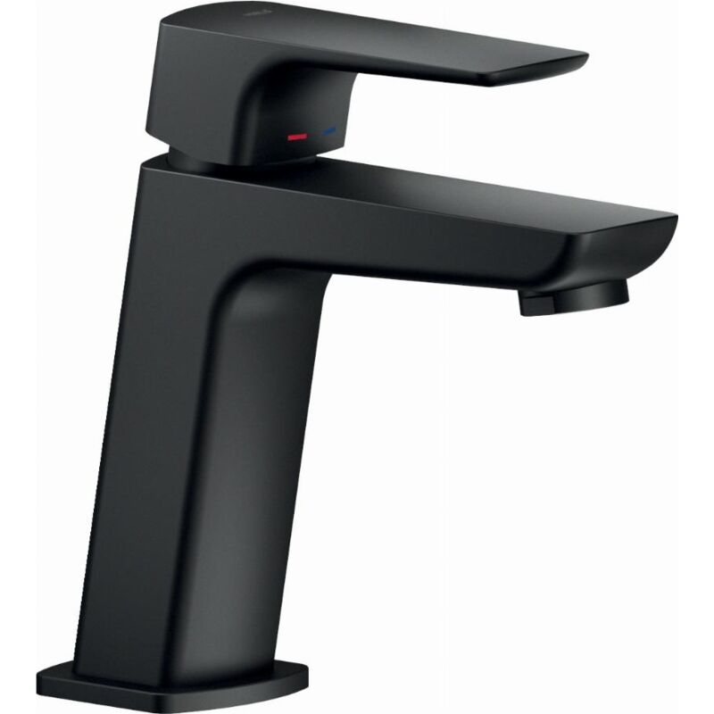 foto del prodotto miscelatore monocomando per lavabo nobili acquaviva nero vv103118 2bm