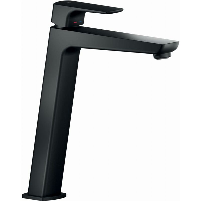 foto del prodotto miscelatore monocomando per lavabo nobili acquaviva nero vv103128 2bm