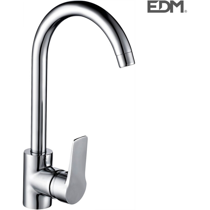 foto del prodotto miscelatore monocomando per lavello con bocca alta. edm