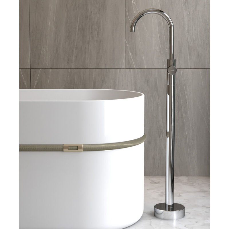 foto del prodotto miscelatore monocomando per vasca cromo - corbeau