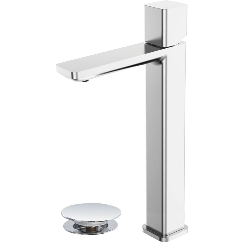 foto del prodotto miscelatore monocomando rubinetto lavabo alto cromato serie lotus feridras
