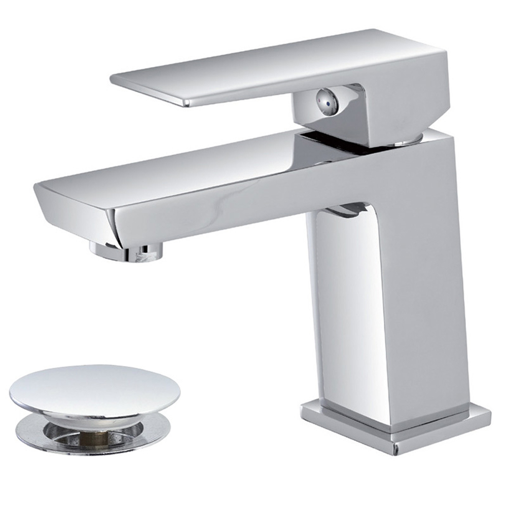 foto del prodotto miscelatore monocomando rubinetto lavabo cromato lucido serie quatra feridras 401041