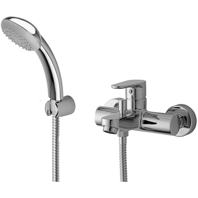 foto del prodotto miscelatore monocomando vasca con supporto linea green cromo