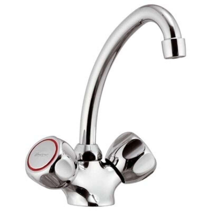 foto del prodotto miscelatore monoforo lavello linea domino cromo mariani