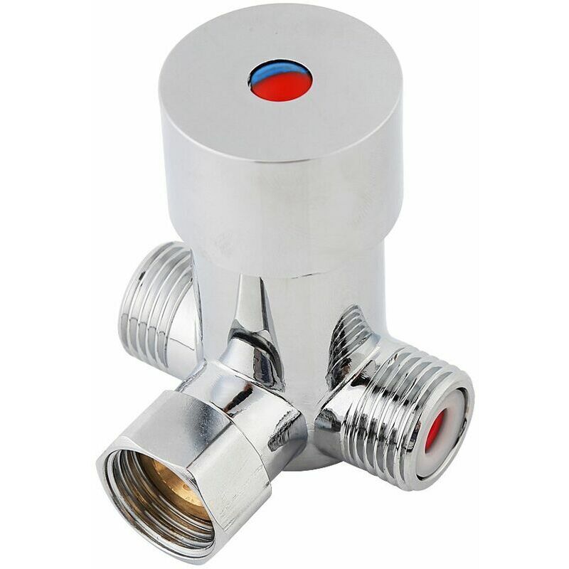 foto del prodotto miscelatore per acqua calda e fredda con filettatura standard g1 2 per rubinetto automatico