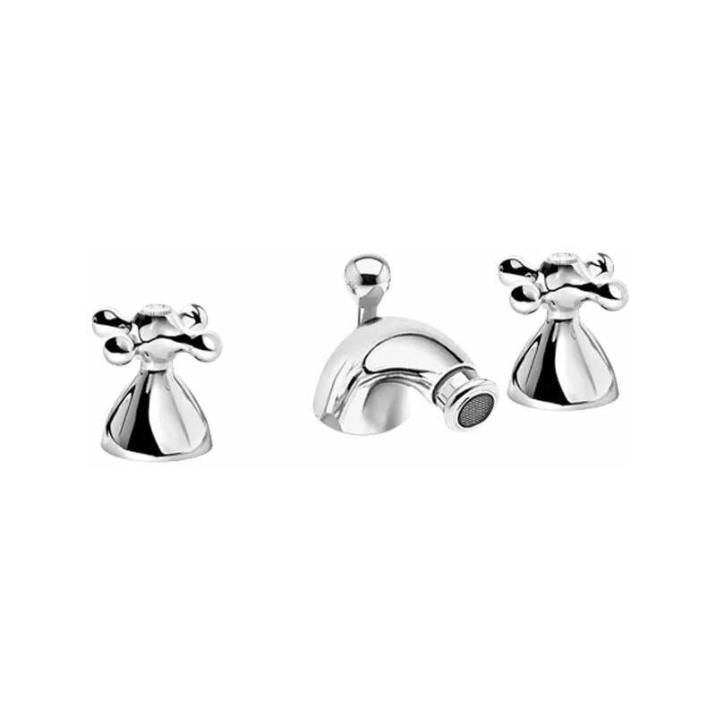 foto del prodotto miscelatore per bidet a 3 fori con piletta di scarico 11 4 mamoli epoca 55450000e051 cromo