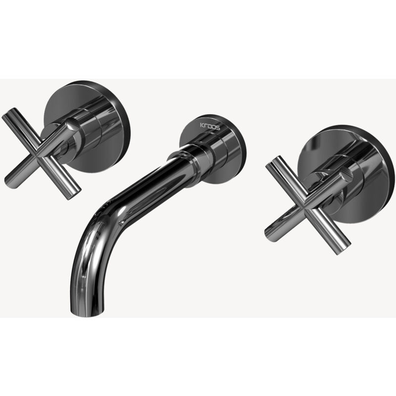 foto del prodotto miscelatore per lavabo a parete cromato - corbeau