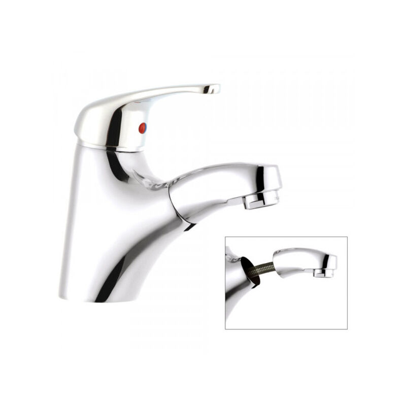 foto del prodotto miscelatore per lavabo estraibile atomix cromo