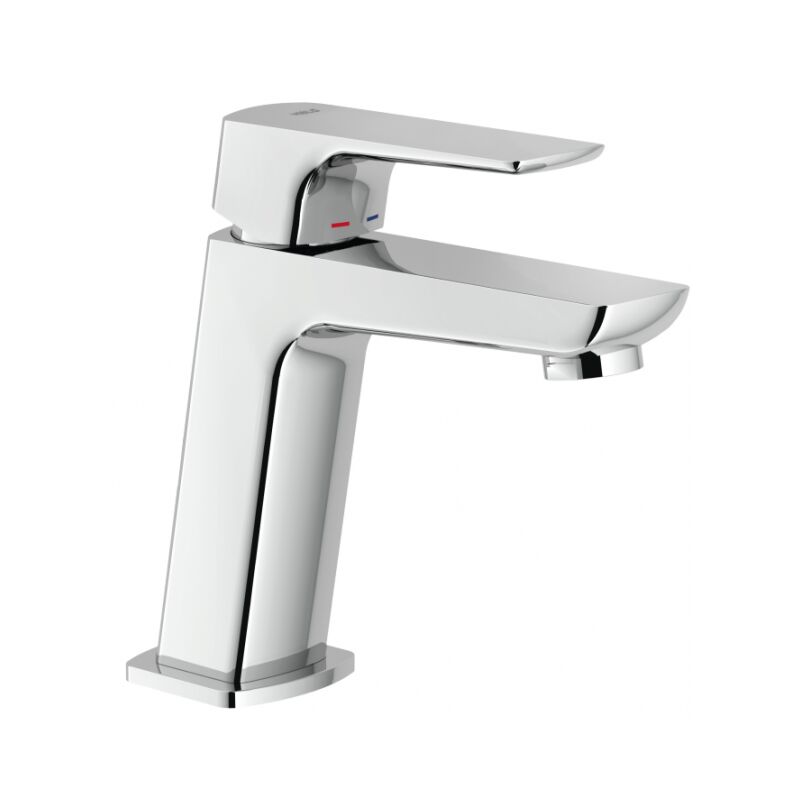 foto del prodotto miscelatore per lavabo monocomando push in ottone cromato nobili acquaviva
