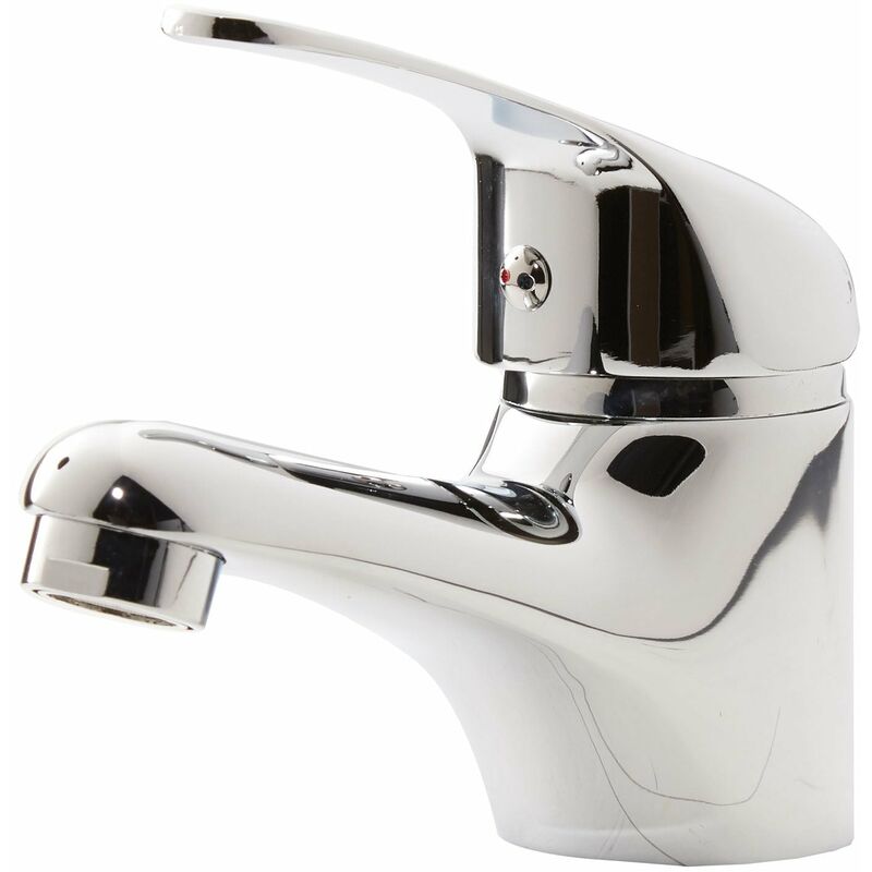 foto del prodotto miscelatore per lavandino bagno in ottone cromato brixo tirreno 40